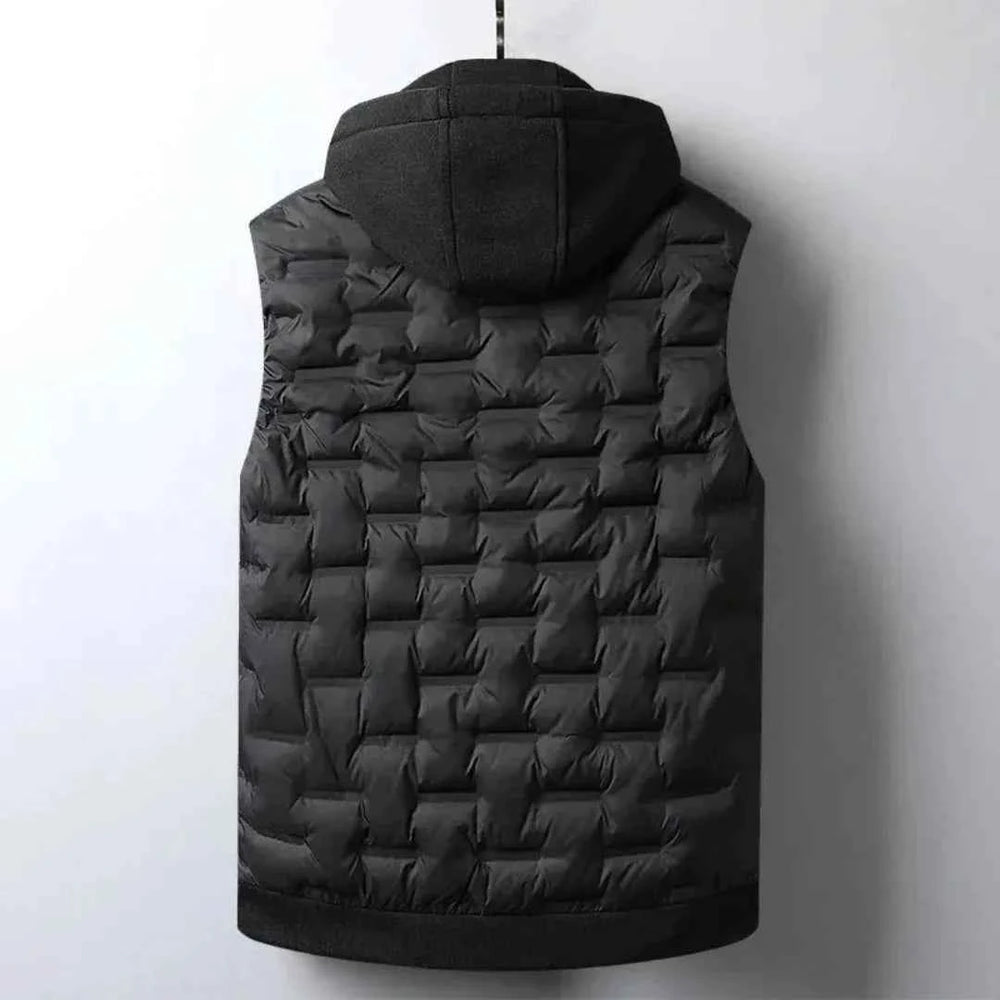 Men's Mica Hooded Puffer Vest - Stylish and Warm Outerwear