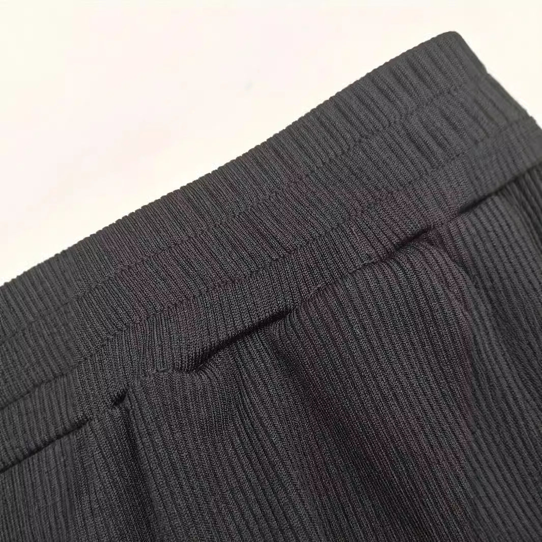 Men's Midnight Ribbed Lounge Set