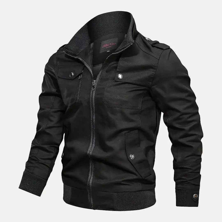 Men's Military Bomber Jacket Black