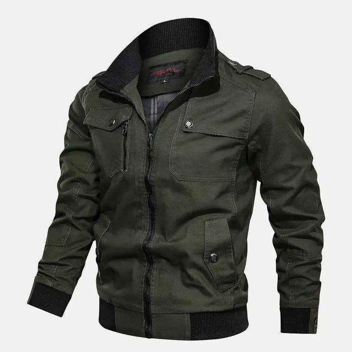 Men's Military Bomber Jacket Army Green