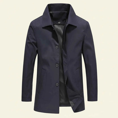 Men's Coat Pockets Black Winter Blue Blue