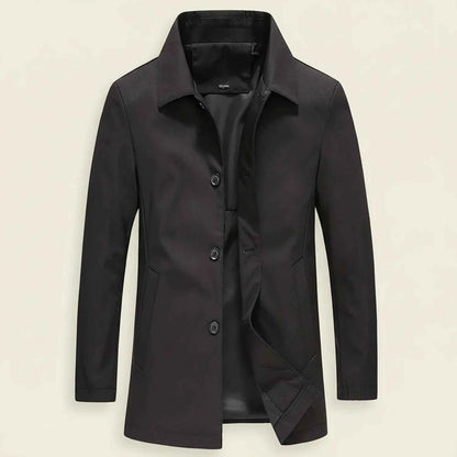 Men's Coat Pockets Black Winter Blue Black