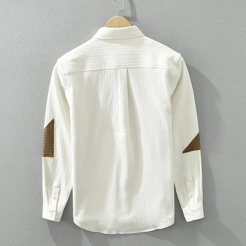 Men's Mojave Patchwork 100% Cotton Shirt