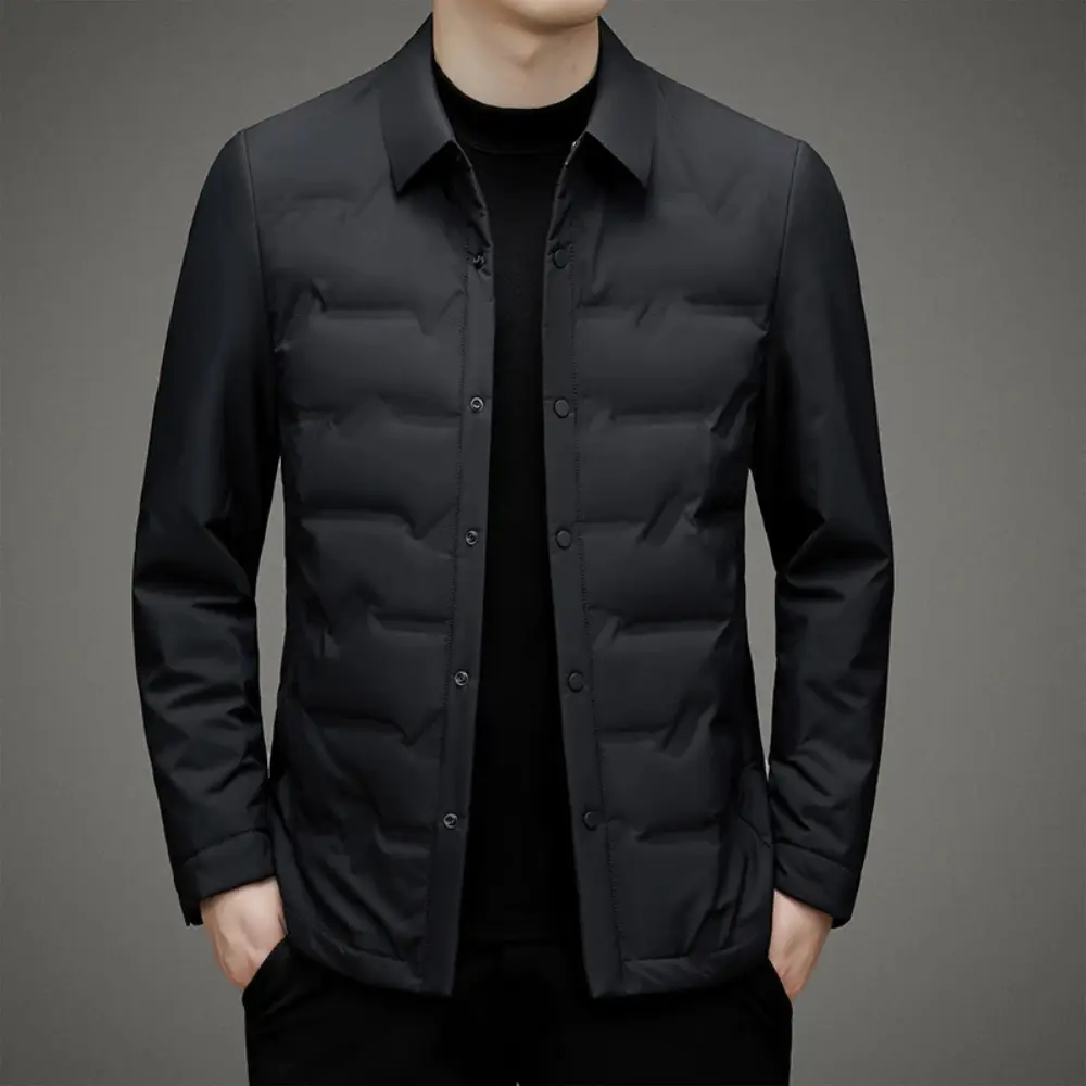 Men's Monogram Padded Jacket Black