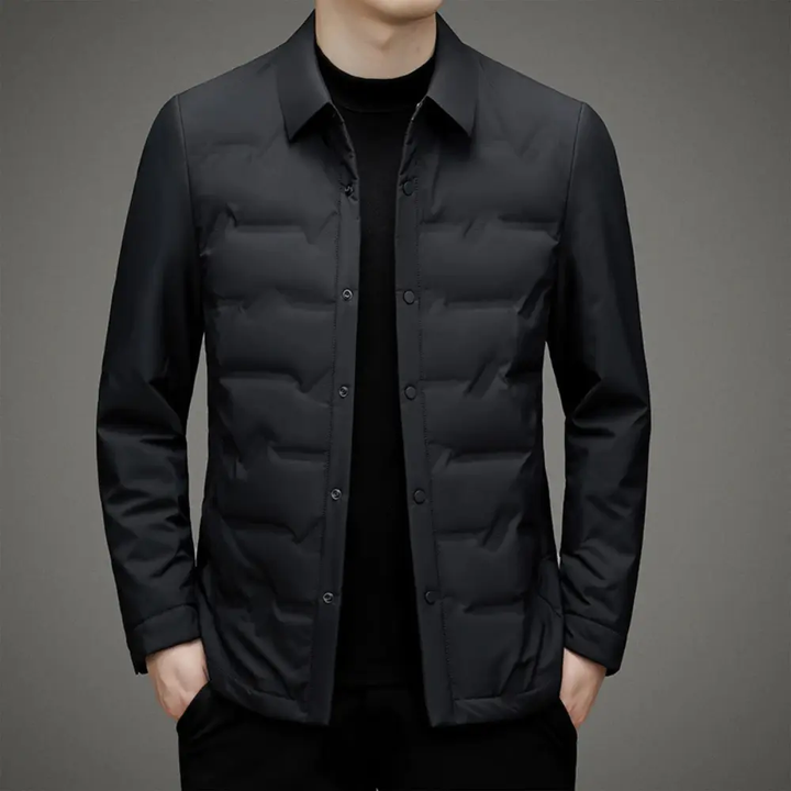Men's Monogram Padded Jacket Black