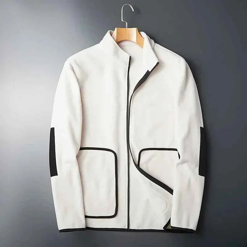 Men's Montrose Fleece Zip-Up Jacket White