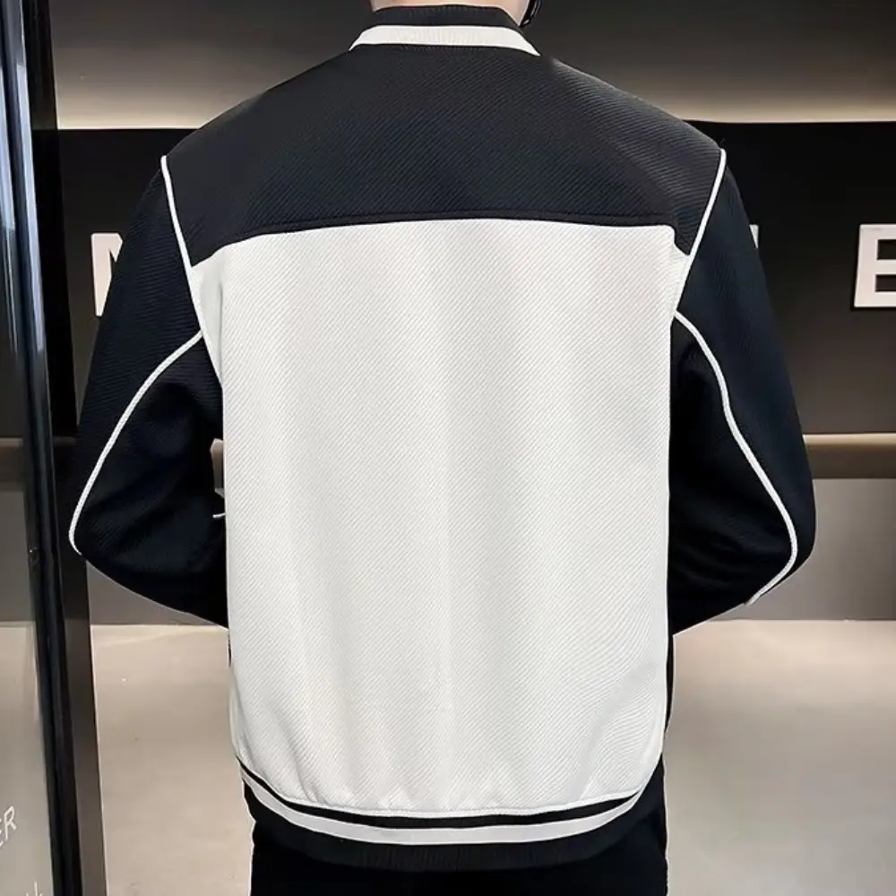 Men's Motorcycle Varsity Jacket