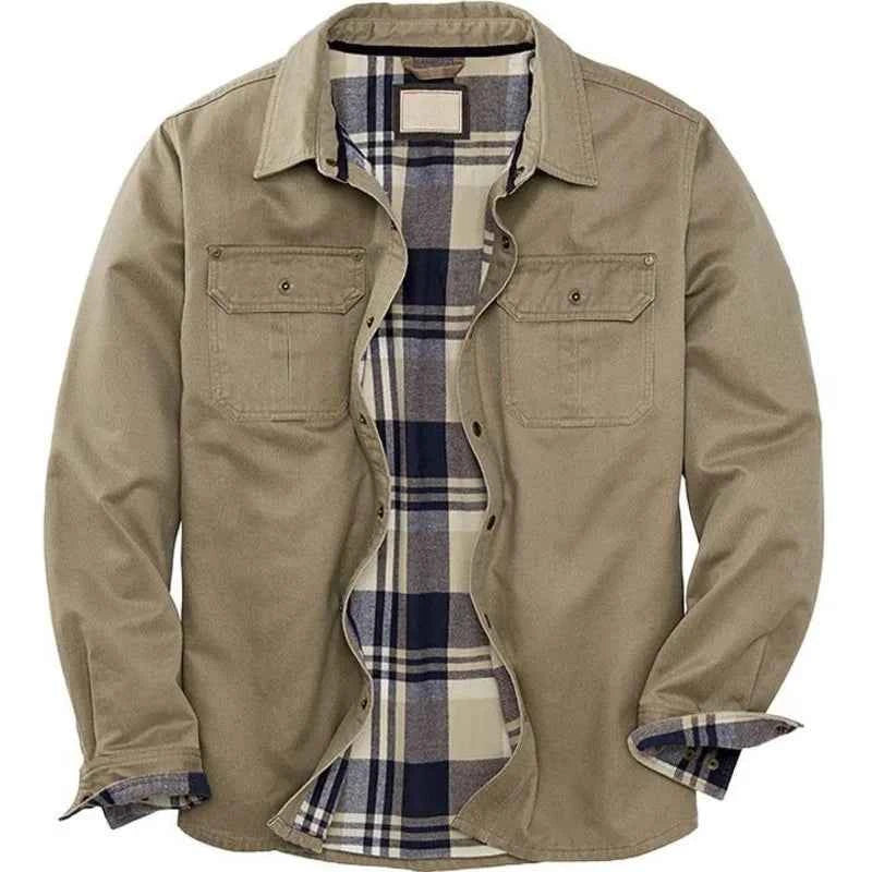 Men's Motorcycle Workwear Jacket for Independent Station Grey