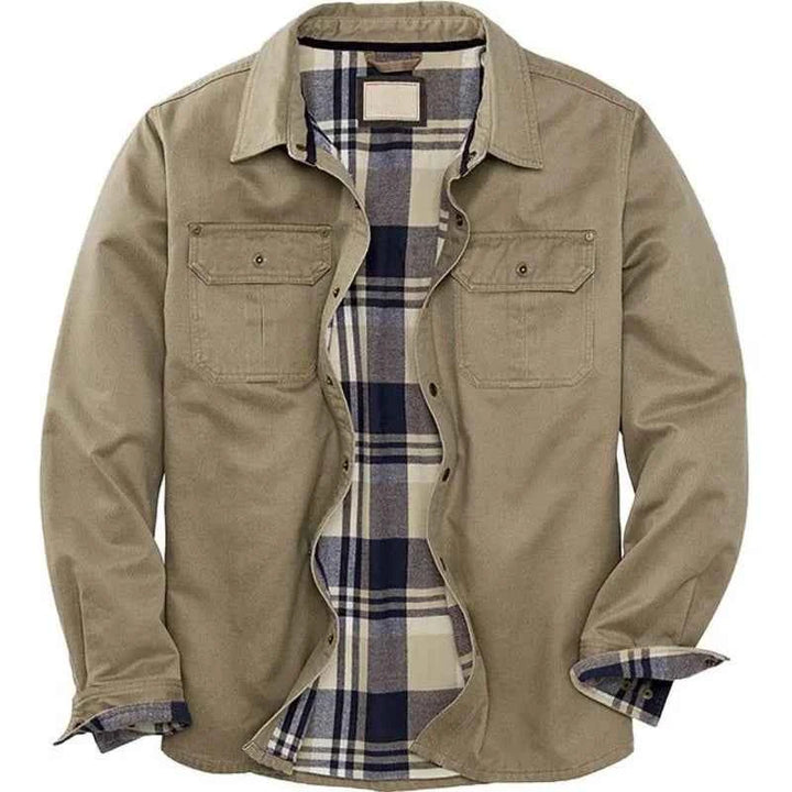 Men's Motorcycle Workwear Jacket for Independent Station Grey