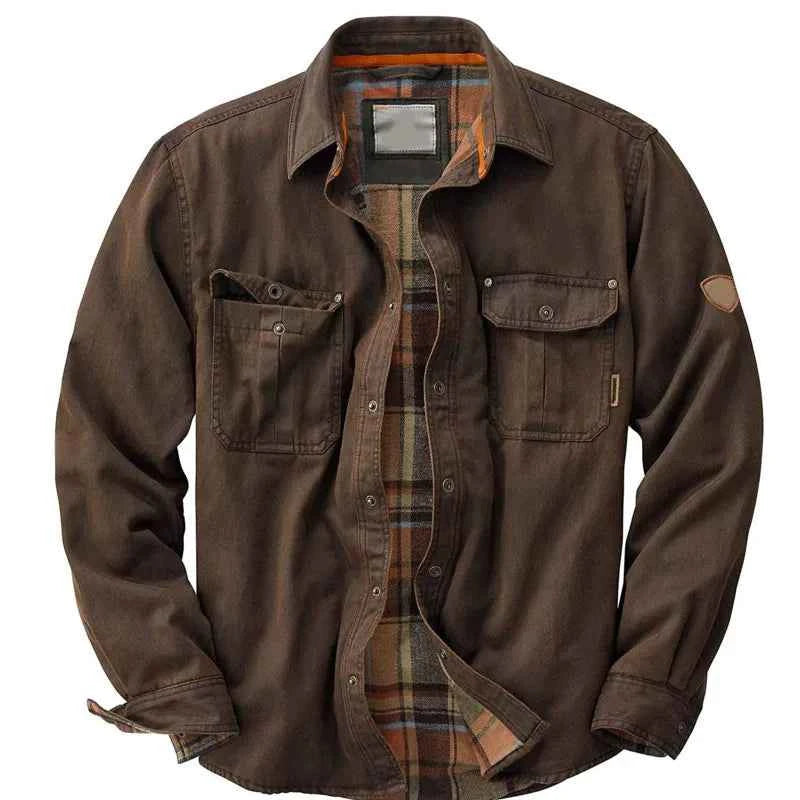 Men's Motorcycle Workwear Jacket for Independent Station Coffee