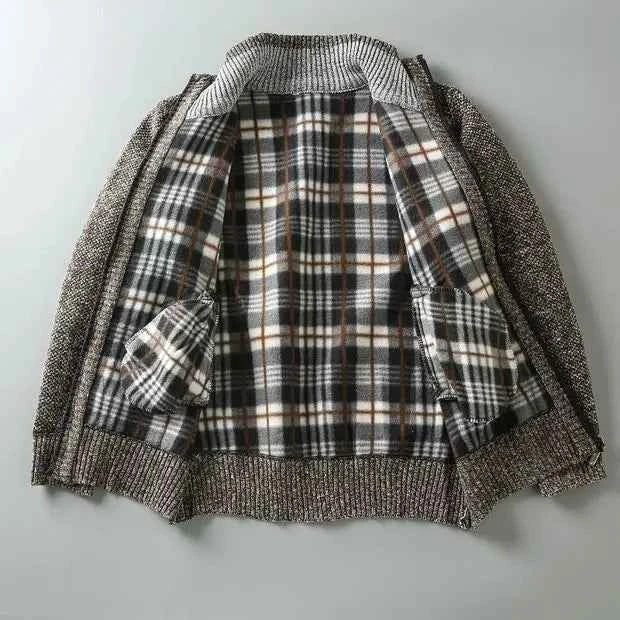 Men's Norfolk Zip Sweater
