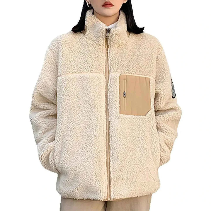 Men's Oversized Sherpa Fleece Jacket