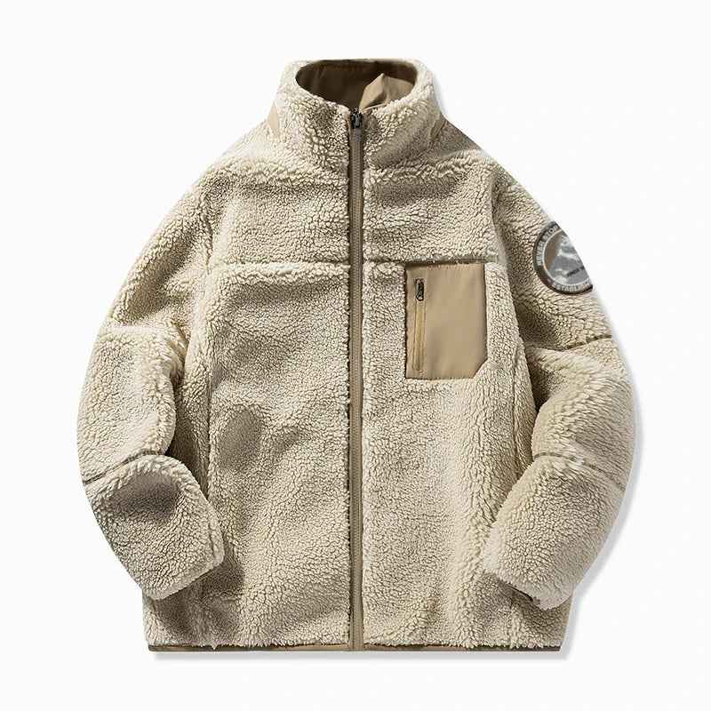 Men's Oversized Sherpa Fleece Jacket