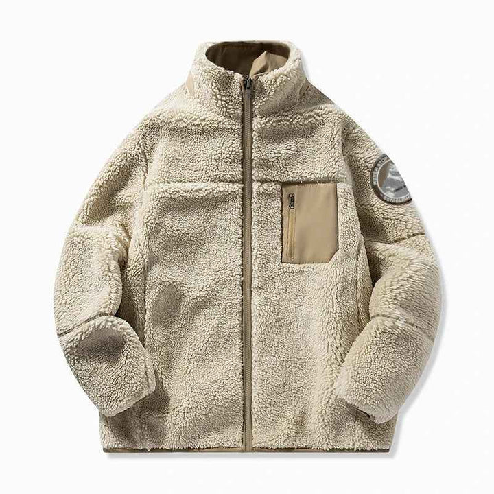 Men's Oversized Sherpa Fleece Jacket
