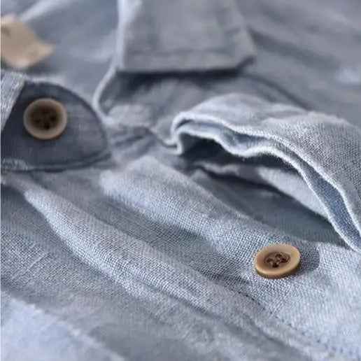 Men's Pacific Linen Shirt - Lightweight & Breathable Summer Essential
