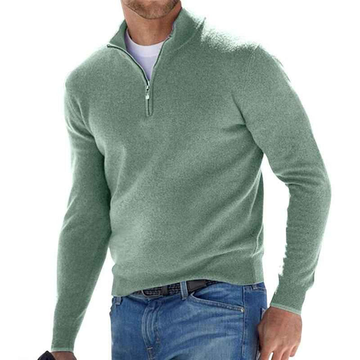 Men's Perfect Zip Shirt - Stylish and Comfortable Green
