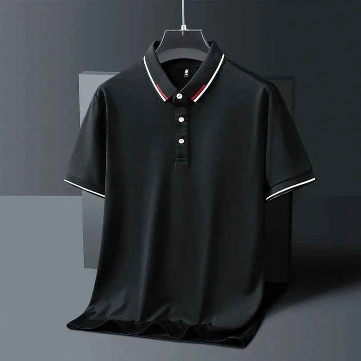 Men's Performance Golf Polo Shirt Black