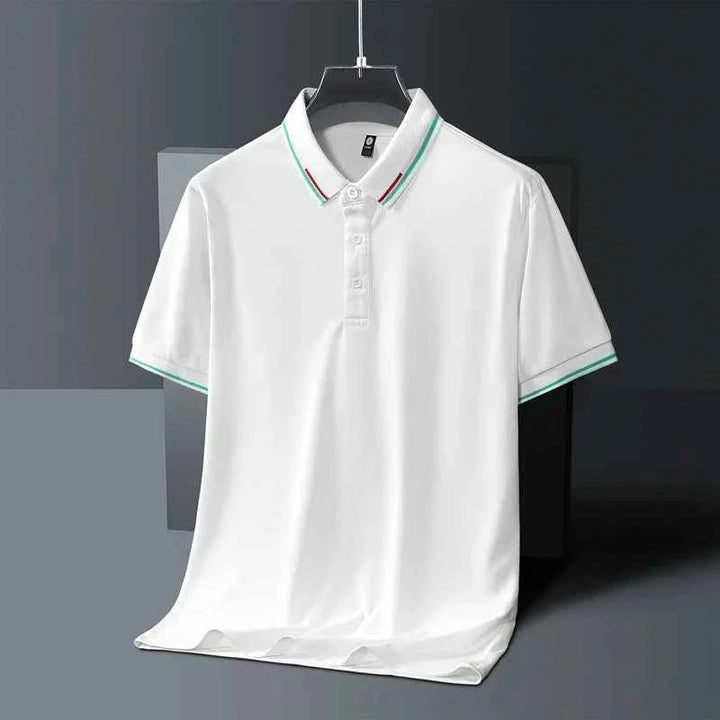 Men's Performance Golf Polo Shirt White