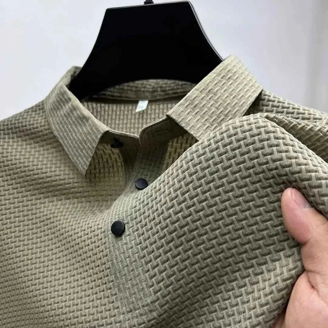 Men's Performance Golf Shirt Beige