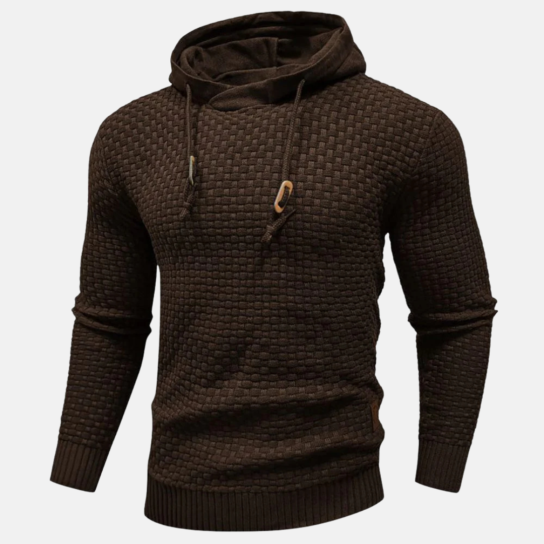 Men's Phantom Hooded Jacket Brown