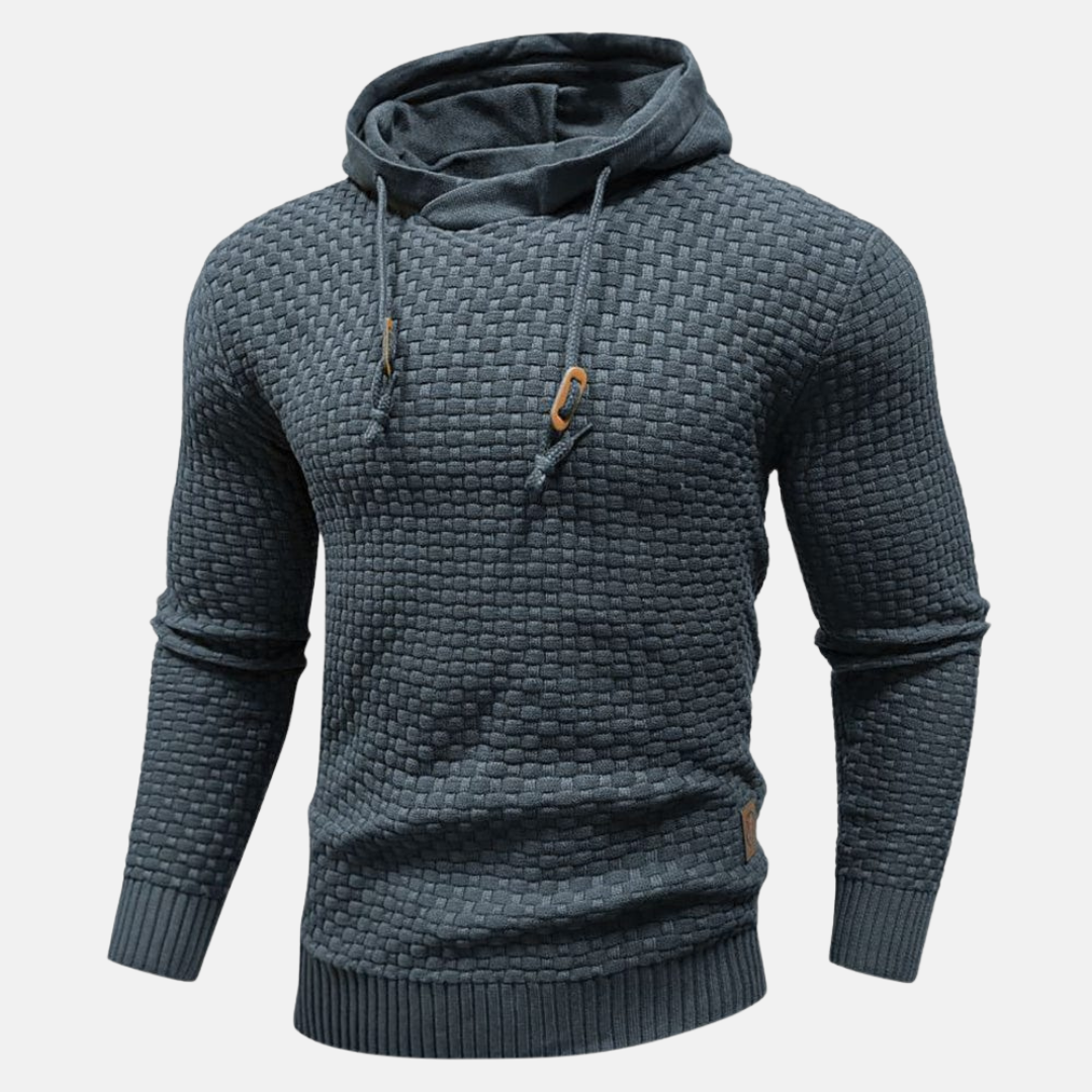 Men's Phantom Hooded Jacket Blue Gray