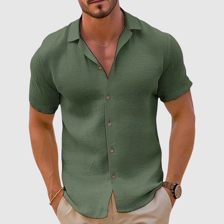 Men's Premium Casual Top Green