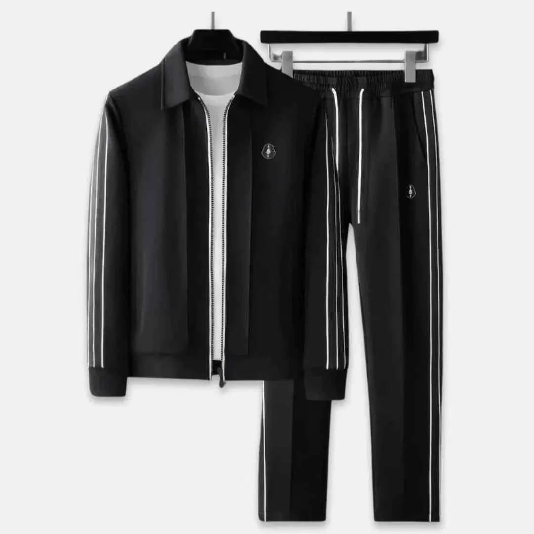 Men's Premium Tracksuit Set Black