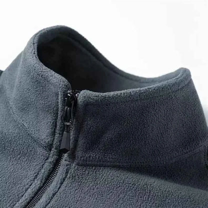 Men's Pullover Relaxed Fit Gray Winter Blue