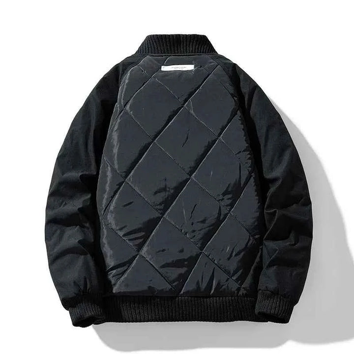 Men's Quilted Bomber Jacket