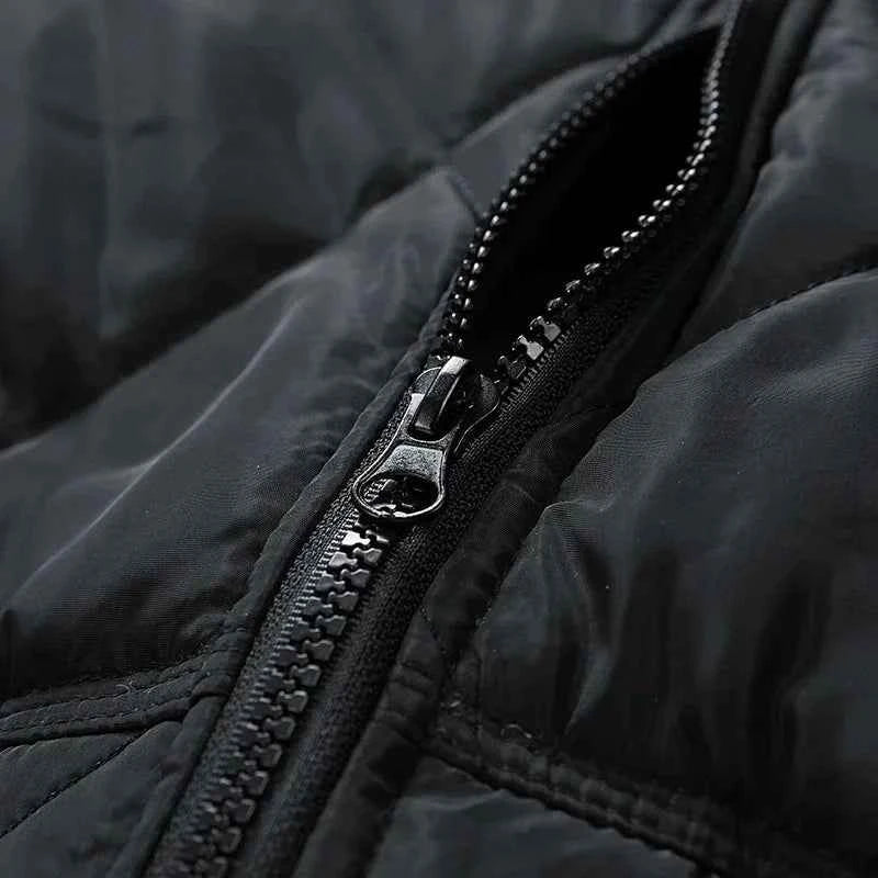 Men's Quilted Bomber Jacket