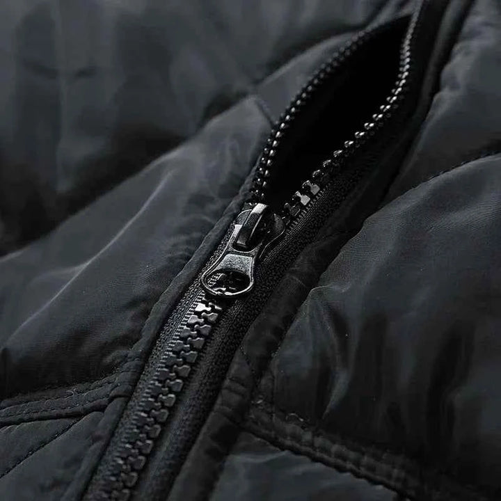 Men's Quilted Bomber Jacket