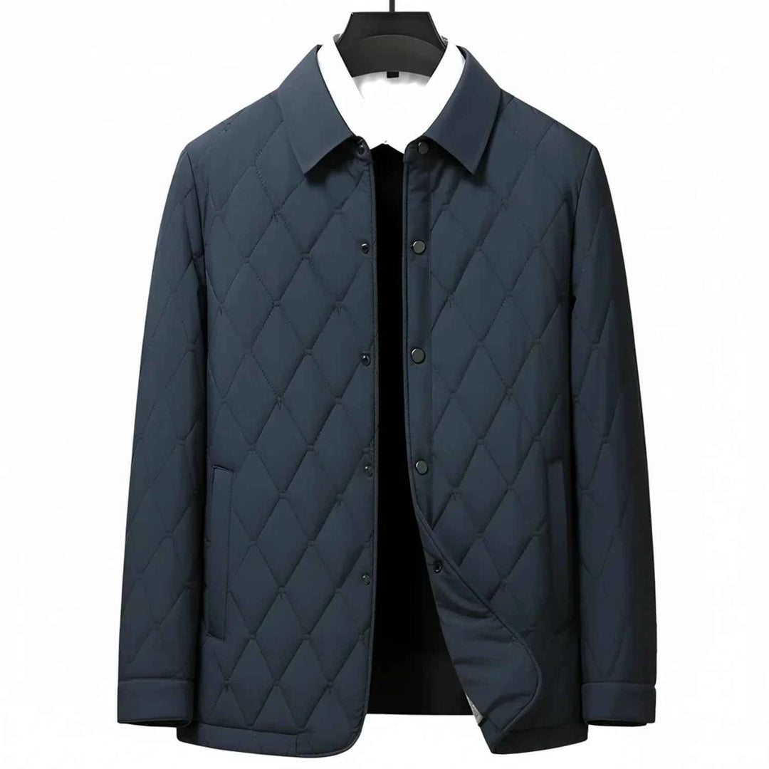 Men's Quilted Casual Jacket Navy