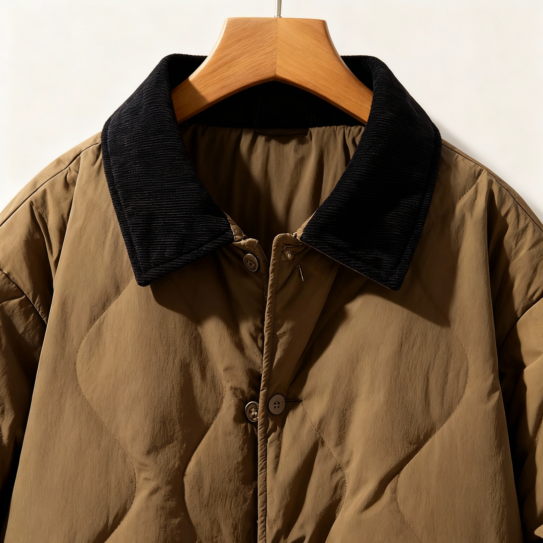 Men's Quilted Corduroy Jacket