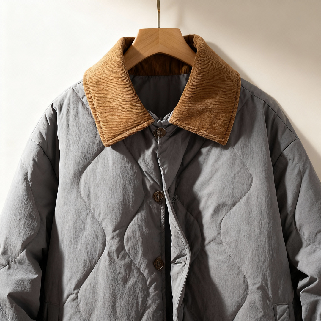 Men's Quilted Corduroy Jacket