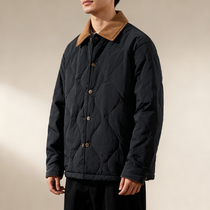 Men's Quilted Corduroy Jacket