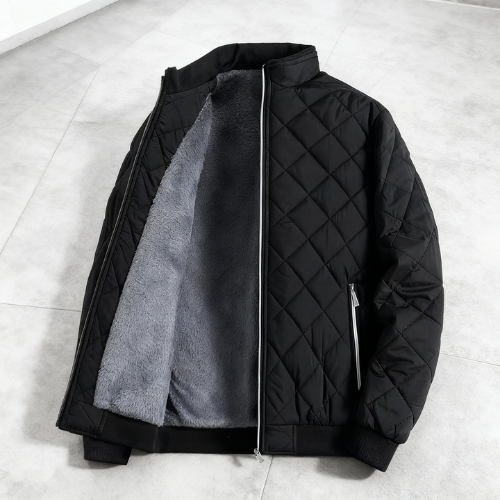 Men's Quilted Fleece Jacket