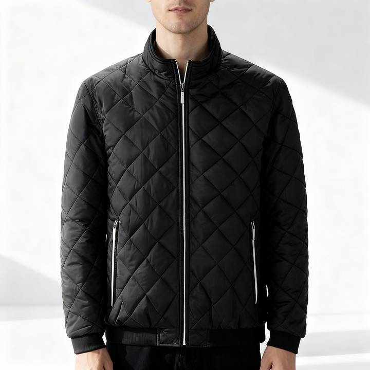 Men's Quilted Fleece Jacket