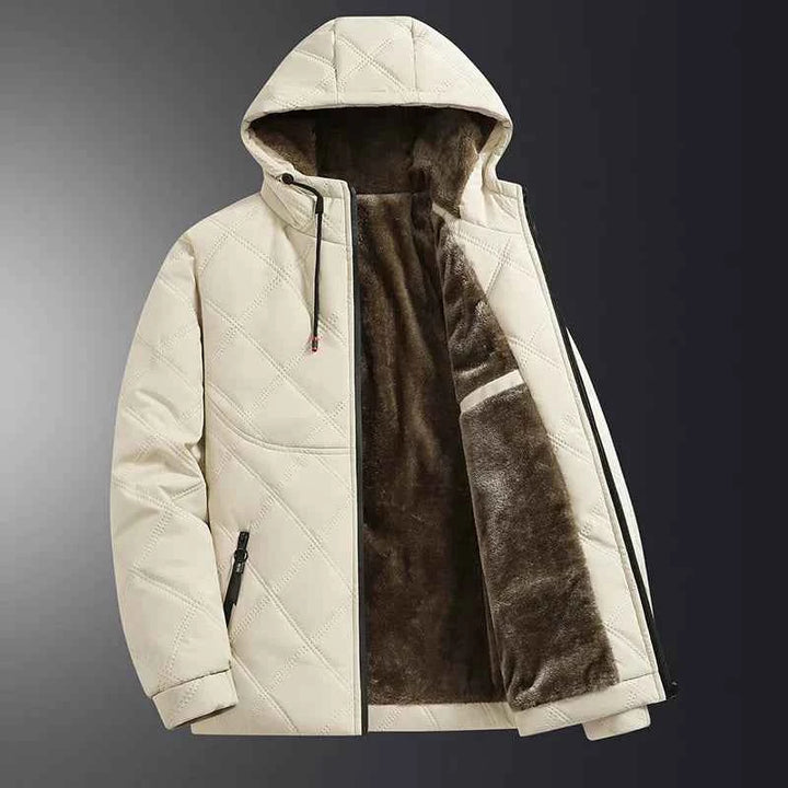 Men's Quilted Highland Jacket White