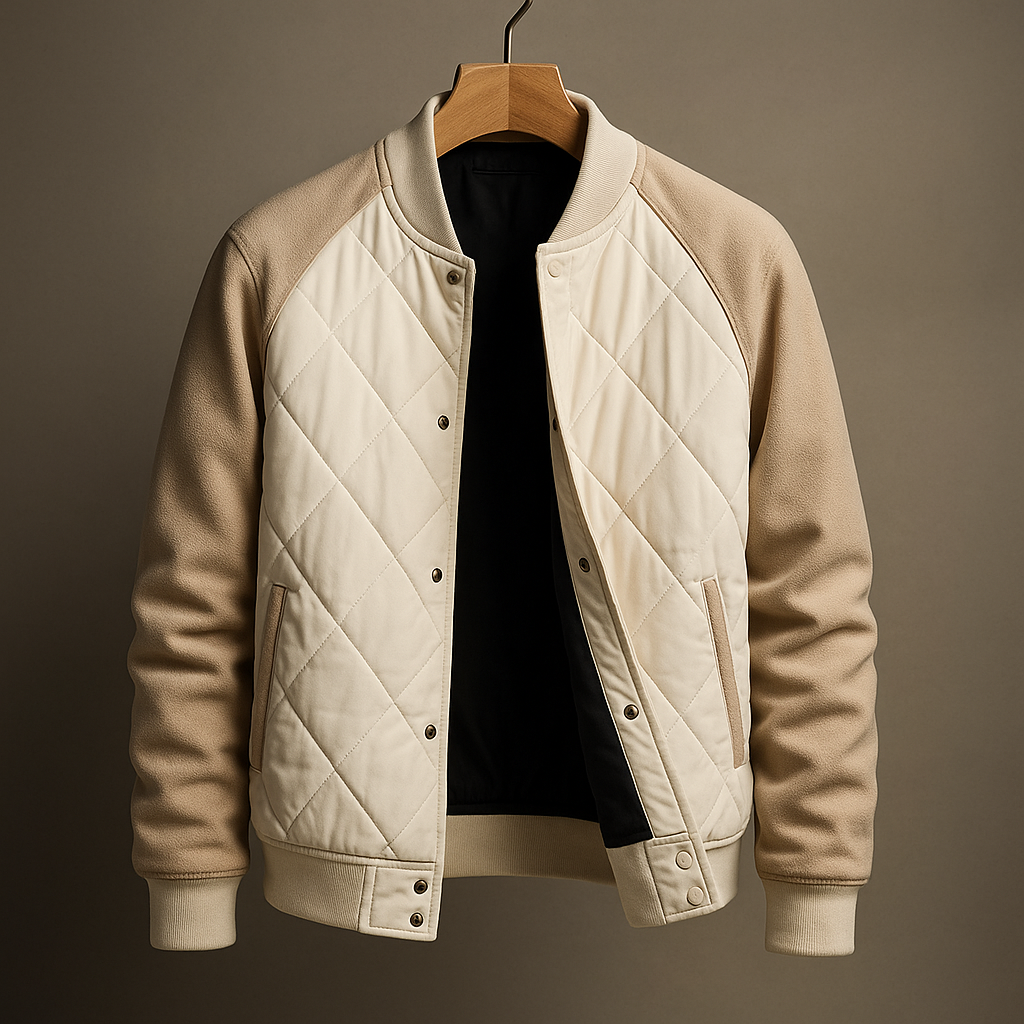 Men's Quilted Jacket - Dawson Style White