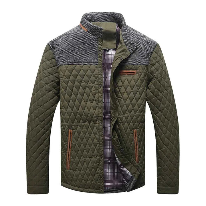 Men's Quilted Jacket - North District Style Green