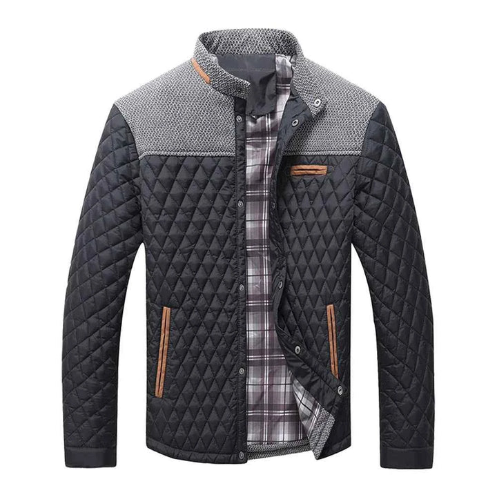 Men's Quilted Jacket - North District Style Black
