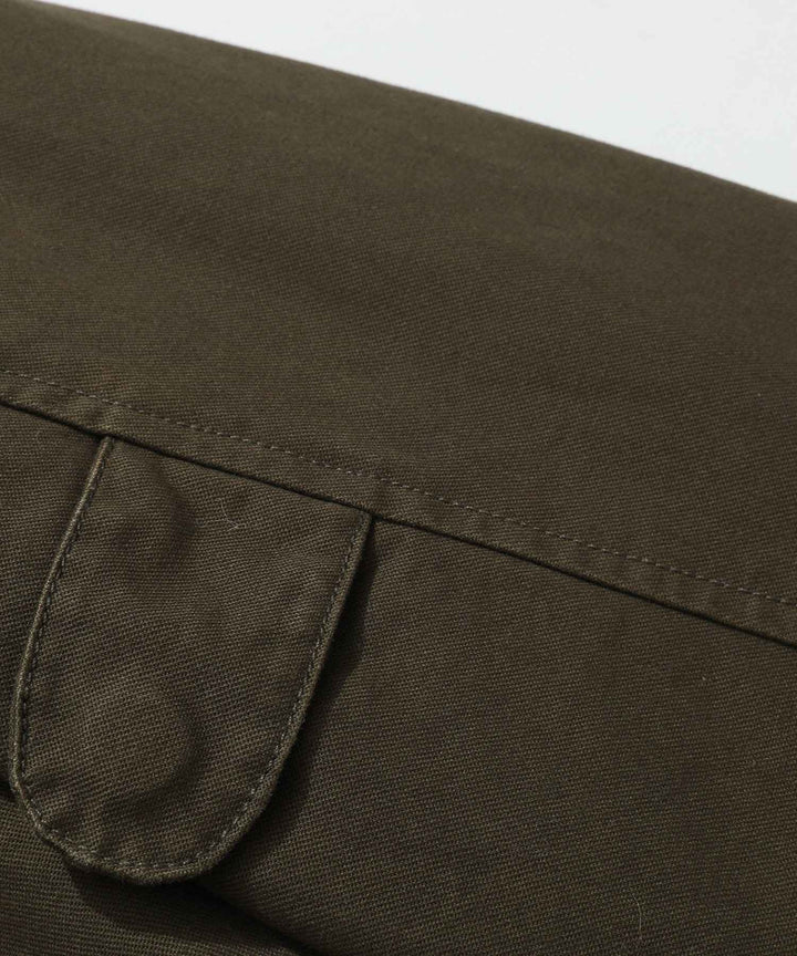 Men's Quilted Multi-Pocket Field Jacket with Stand Collar