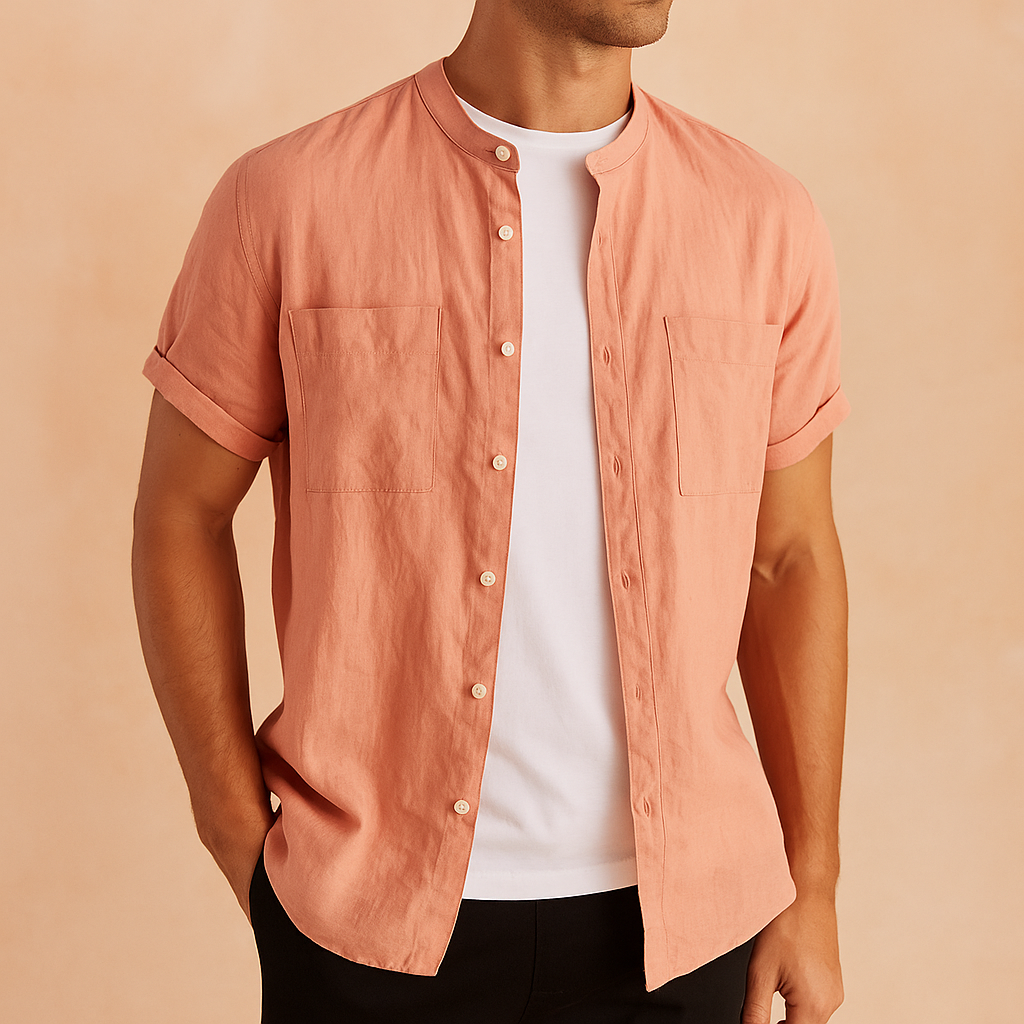 Men's Regular-Fit Linen Shirt