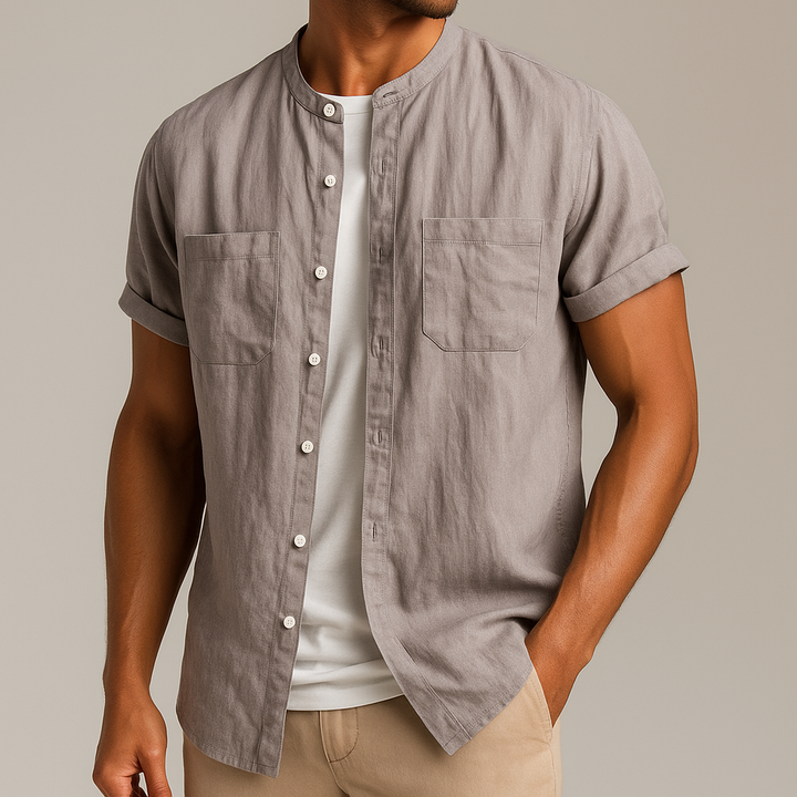 Men's Regular-Fit Linen Shirt