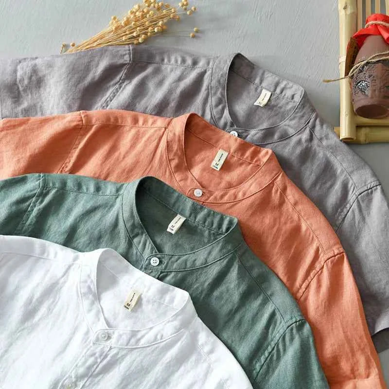 Men's Regular-Fit Linen Shirt