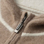 Men's Zip-front Hoodie Winter Essential Knitwear Collection