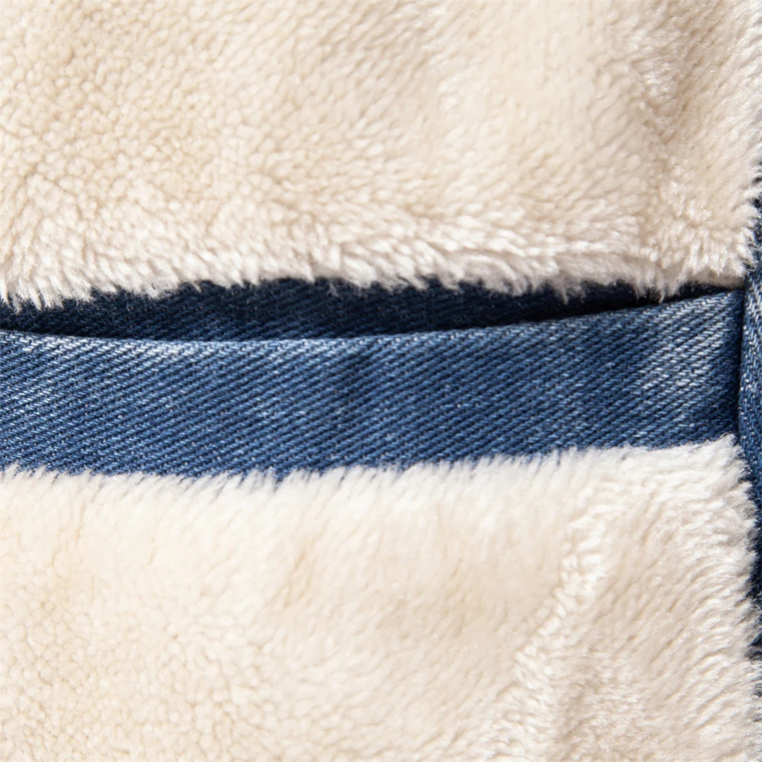 Men's Relaxed Fit Bomber Jacket with Sherpa Collar