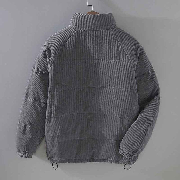 Men's Relaxed Fit Quilted Puffer Jacket | Hip-Length Outerwear