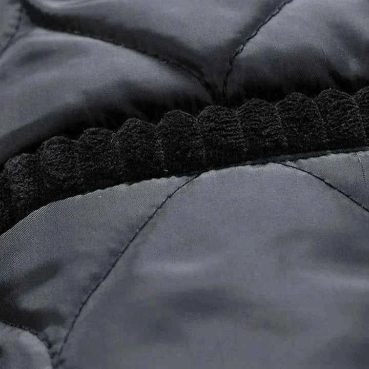 Men's Relaxed Fit Stand Collar Zip Jacket