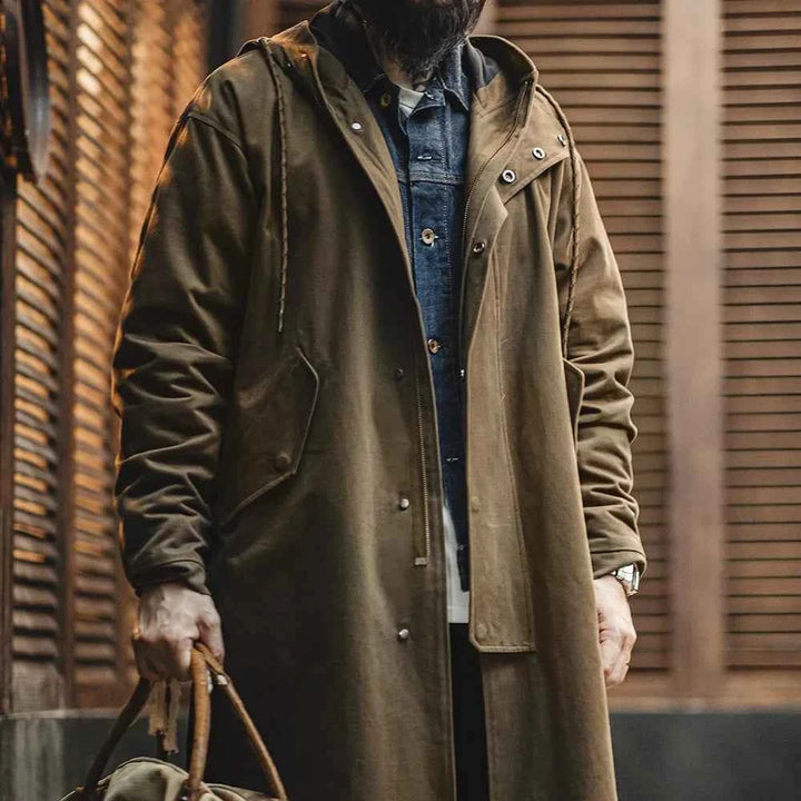 Men's Retro M51 Hooded Windbreaker Jacket